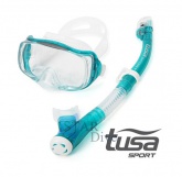 Набор для плавания маска и трубка Tusa UC-3325