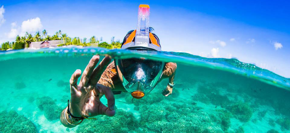 Полнолицевые маски для дайвинга и плавания Ocean Reef