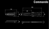Нож для подводной охоты Sporasub Commando