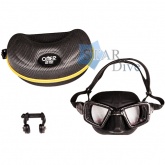 Комплект для фридайвинга, маска, клипса и бокс Omer UP - M1 Carbon