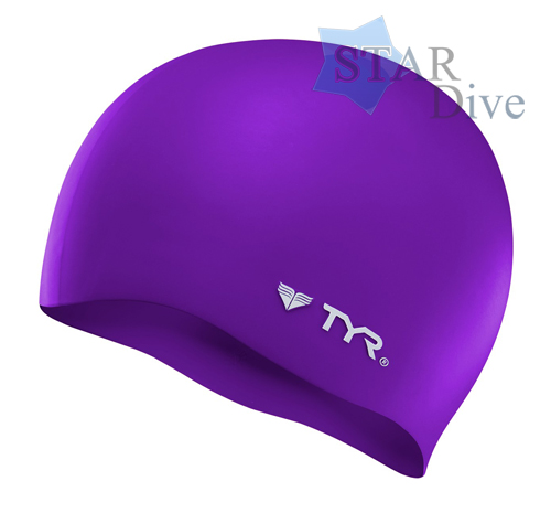 Шапочка для плавания TYR Wrinkle-Free Silicone Cap