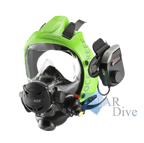 Полнолицевая маска Ocean Reef Extender с переговорным устройством GSM DC