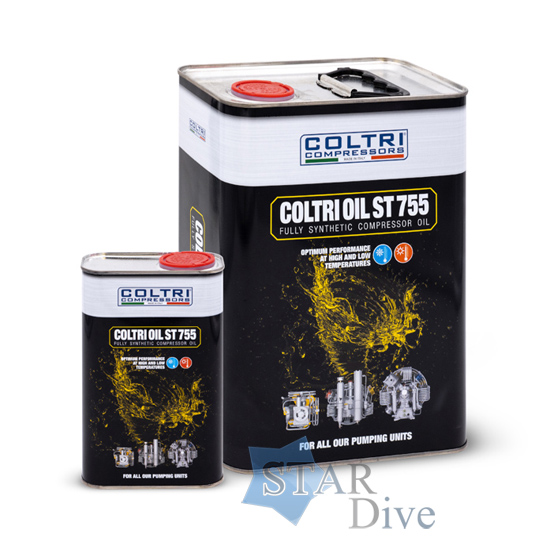 Компрессорное синтетическое масло Coltri Oil ST 755